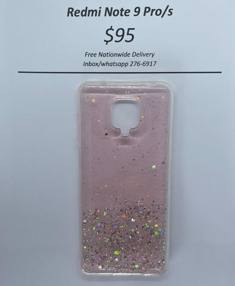 Redmi Note 9 Pro/s Pink Glitter