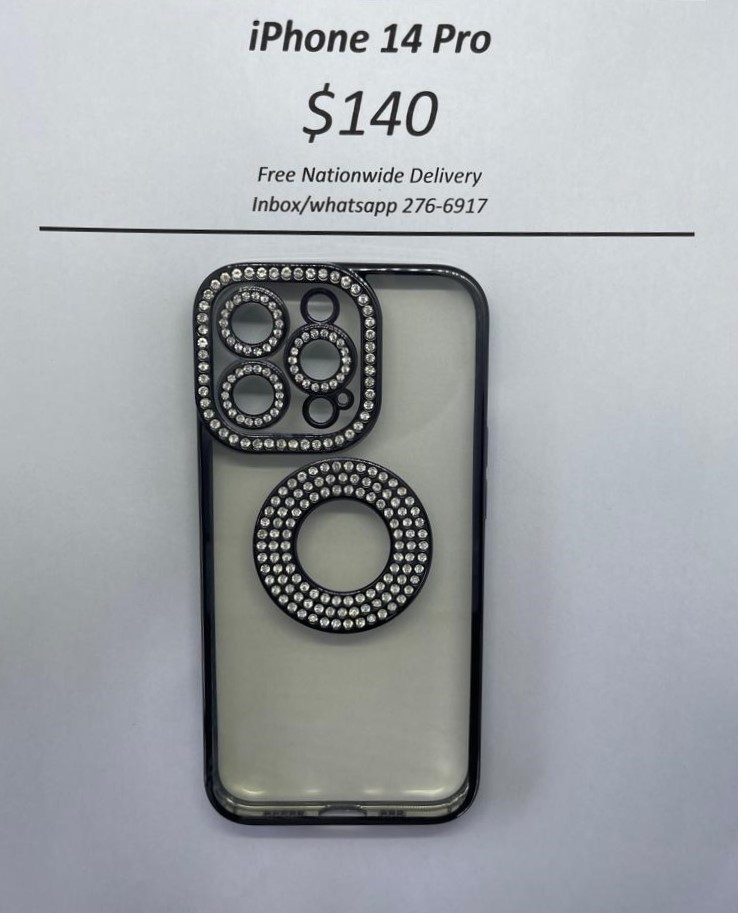 iPhone 14 Pro Black Gem Logo