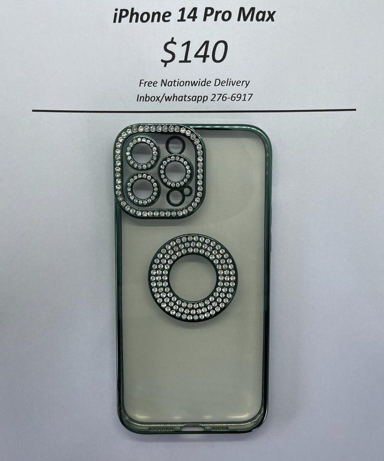 iPhone 14 Pro Max Green Gem Logo