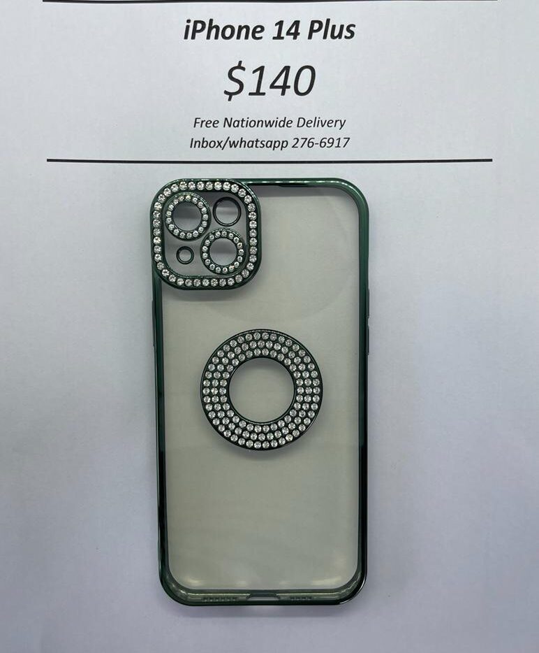 iPhone 14 Plus Green Gem Logo