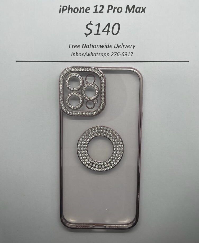 iPhone 12 Pro Max Rose Gold Gem Logo