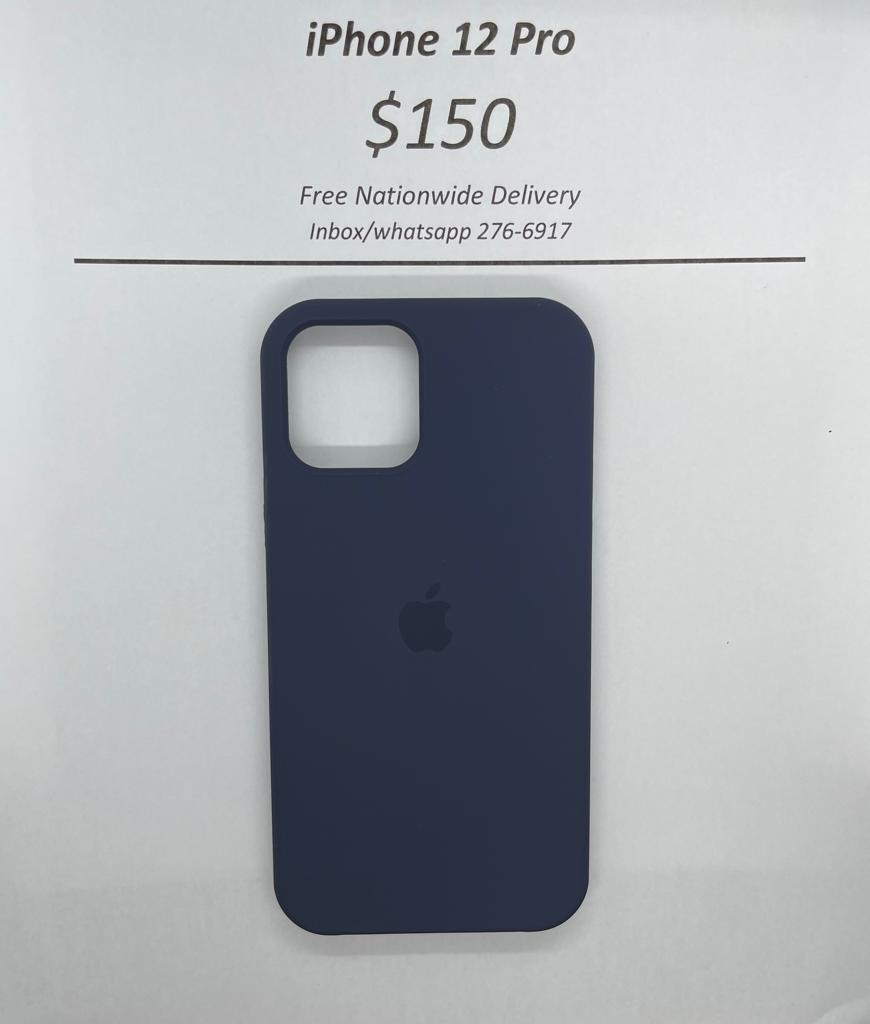 iPhone 12 Pro Blue Logo Case