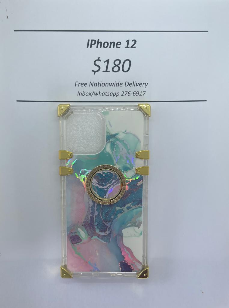 iPhone 12 Clear Marble Trunk