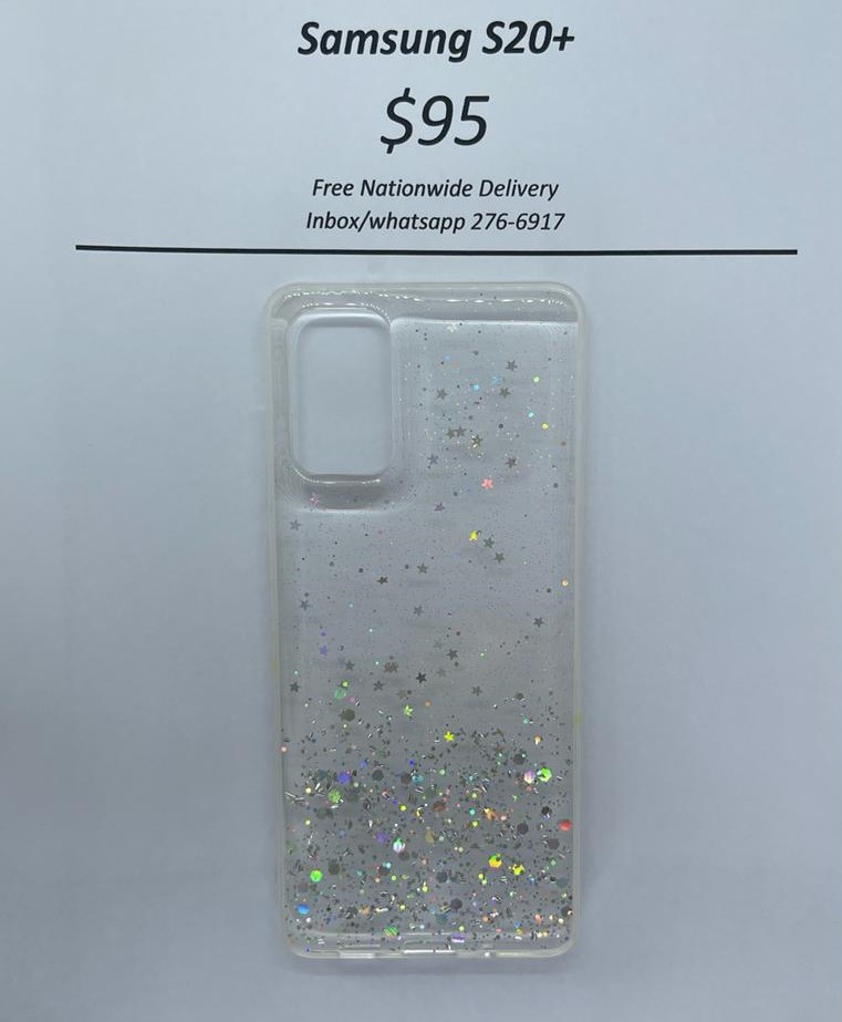 S20+ Clear Glitter