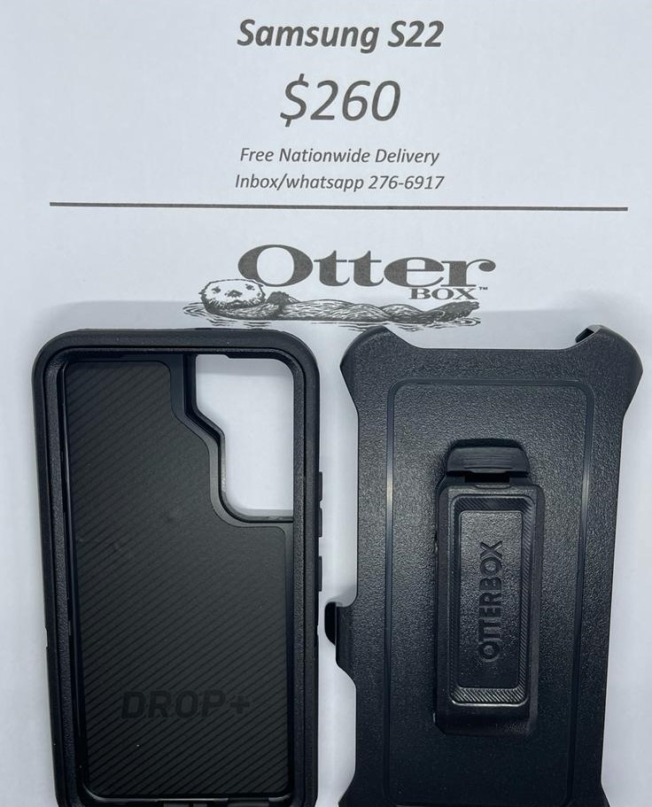 S22 Otterbox-Defender Black