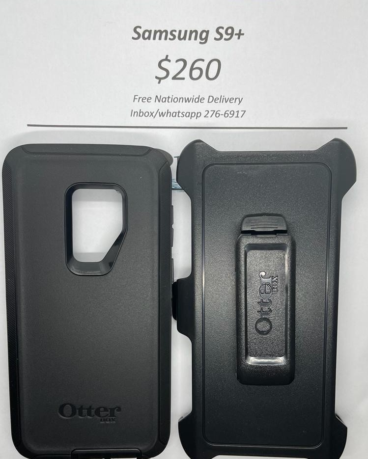 S9+ Otterbox-Defender Black