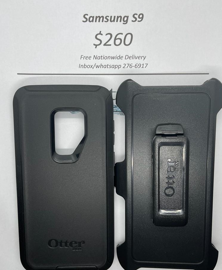 S9 Otterbox-Defender Black
