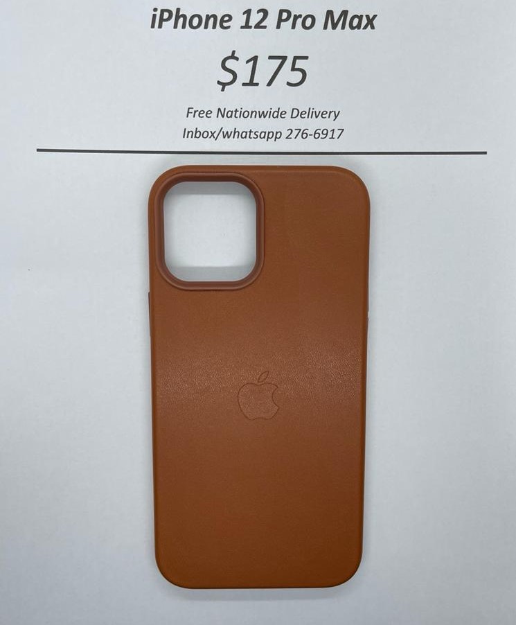 iPhone 12 Pro Max Brown Leather