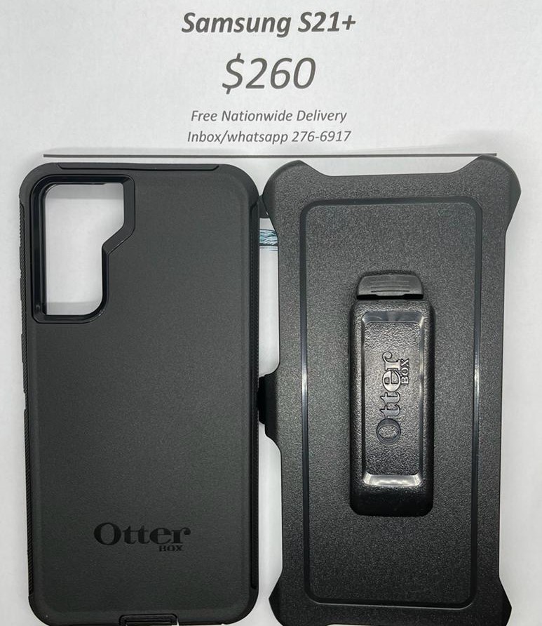 S21+ Otterbox-Defender Black