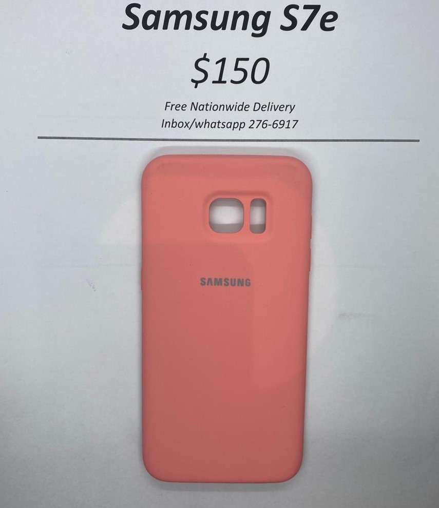 S7 Edge Coral Logo Case