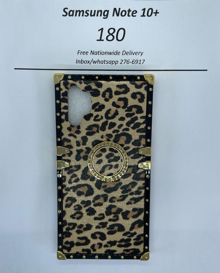 Note 10+ Leopard without Pop Ring