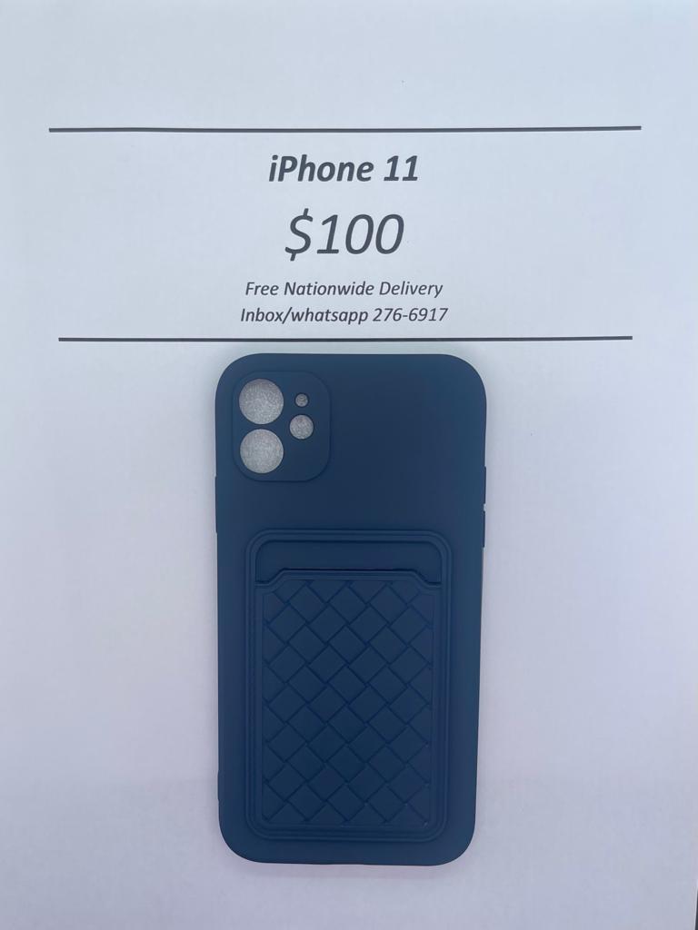 iPhone 11 Blue Card Holder