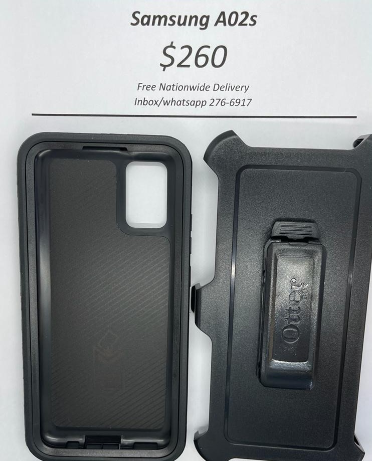 A02s Otterbox-Defender Black