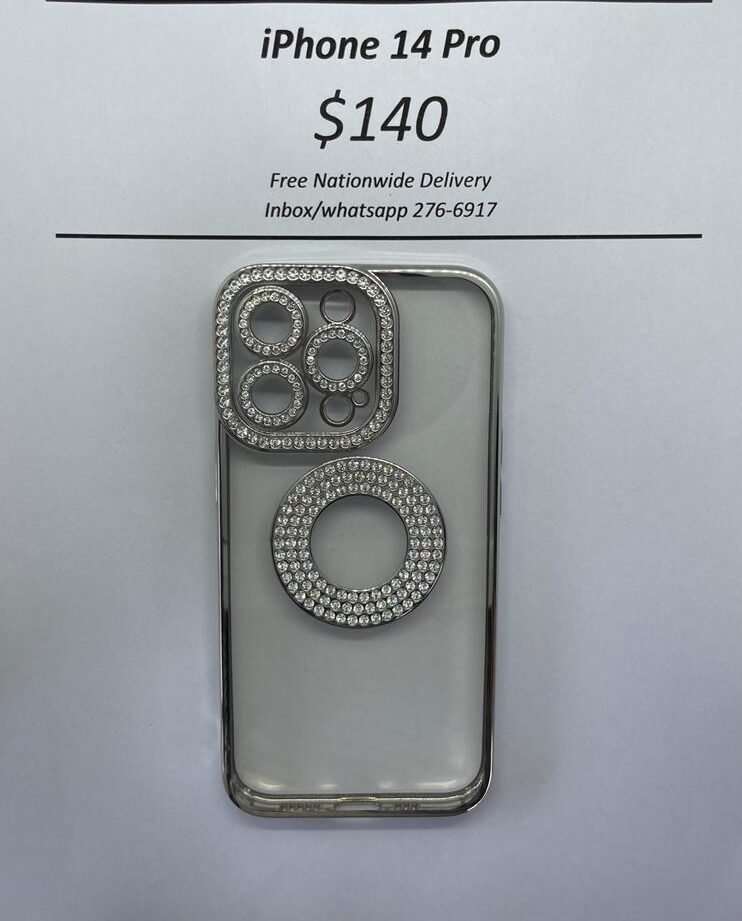 iPhone 14 Pro Silver Gem Logo