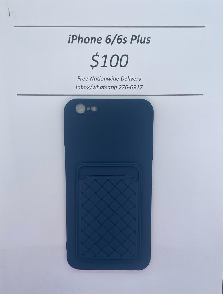 iPhone 6/6s Plus Blue Card Holder