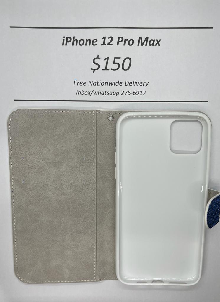 iPhone 12 Pro Max Blue Wallet