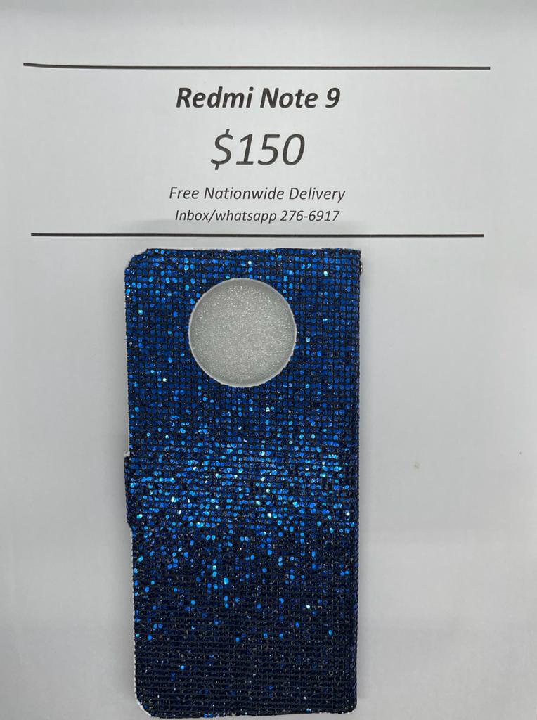 Redmi Note 9 Blue Wallet