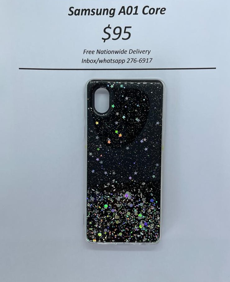 A01 Core Black Glitter