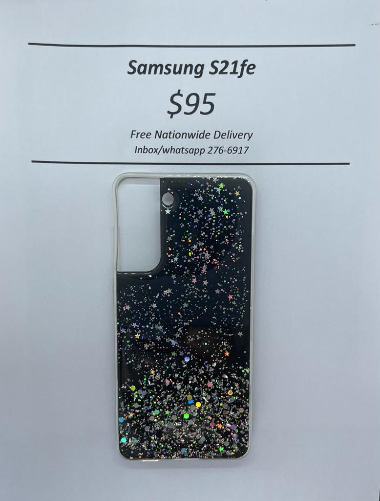 S21 fe Black Glitter