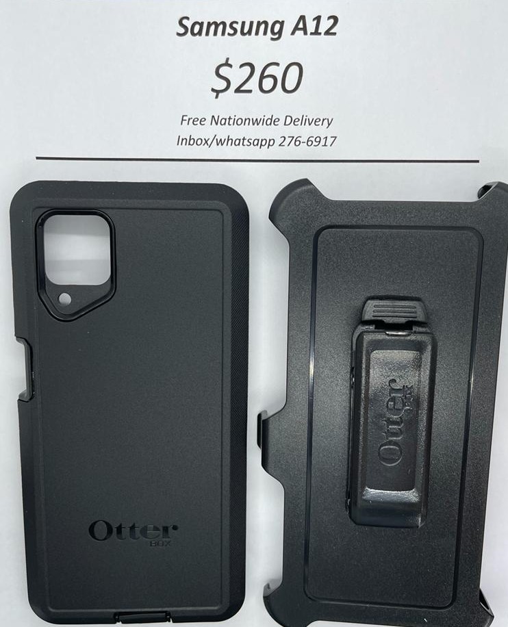 A12 Otterbox-Defender Black