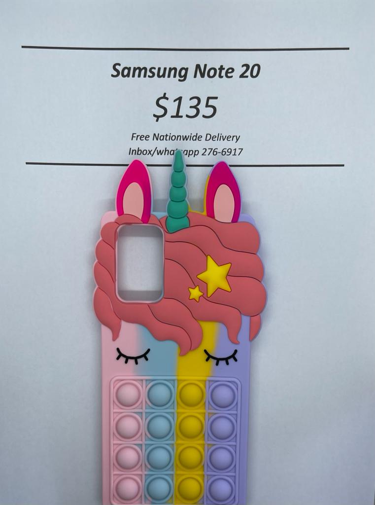 Samsung Note 20 Colourful Unicorn