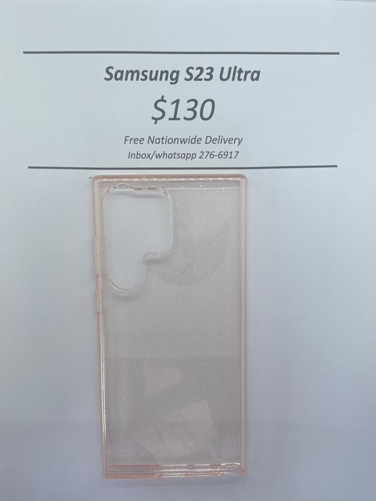 S23 Ultra HP Peach Glitter