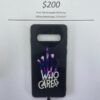 S10 Who Cares Light up case