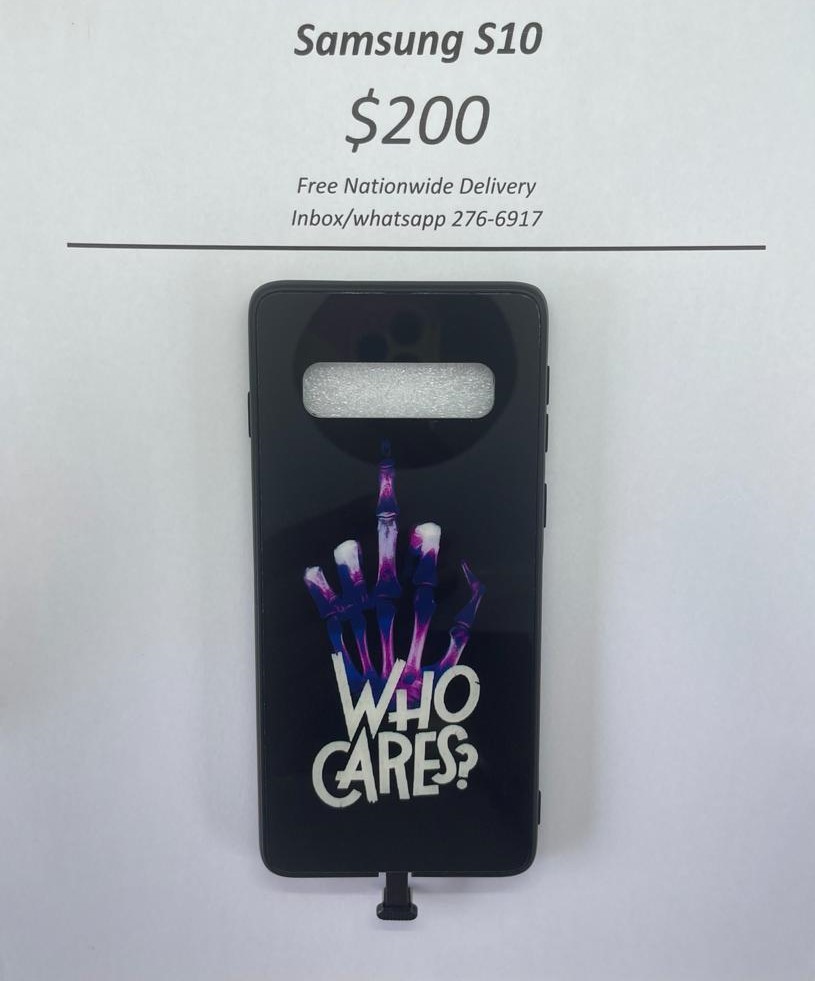 S10 Who Cares Light up case