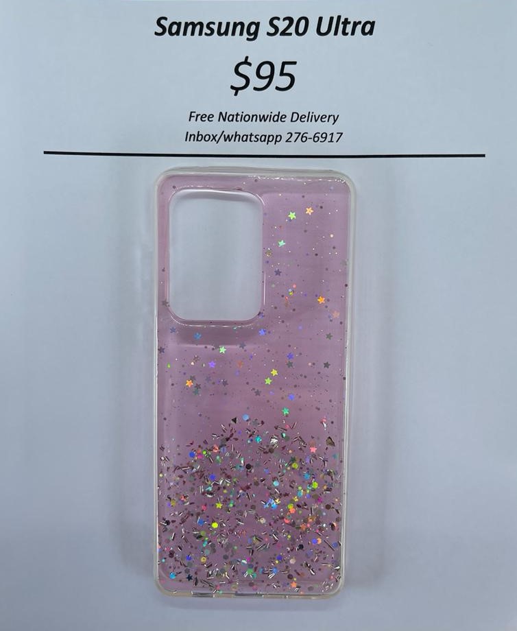 S20 Ultra Pink Glitter