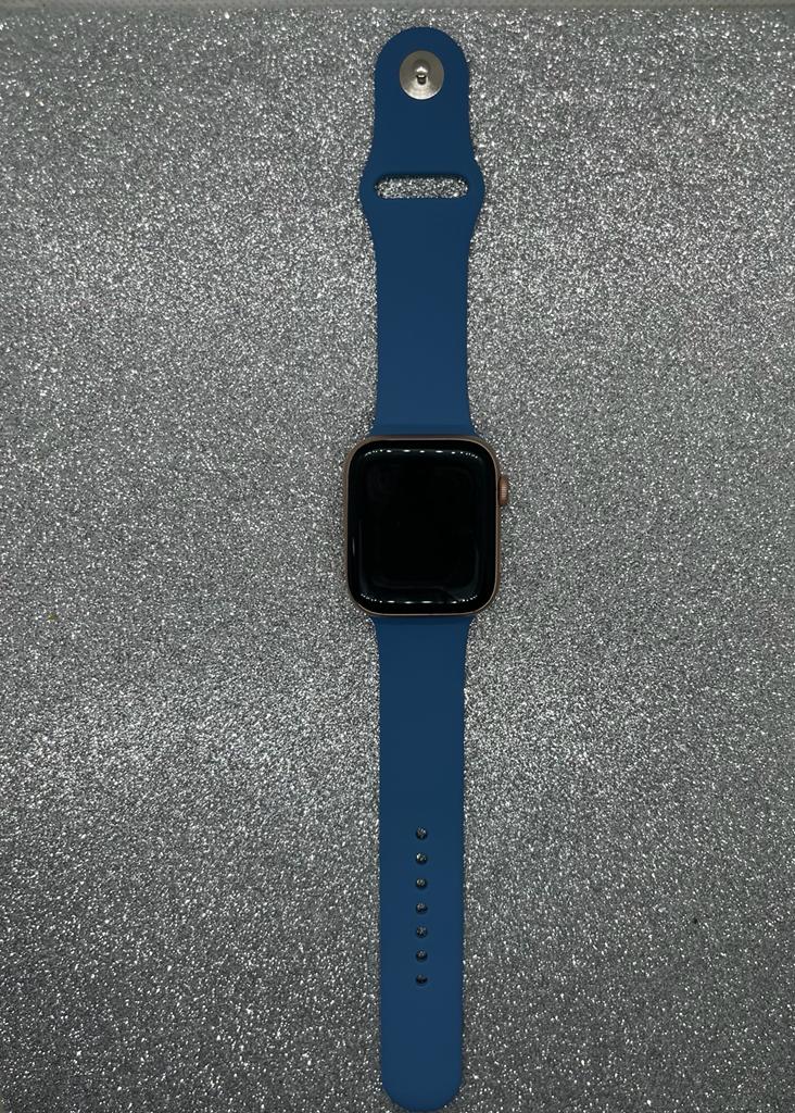 Blue Silicone Watch Band