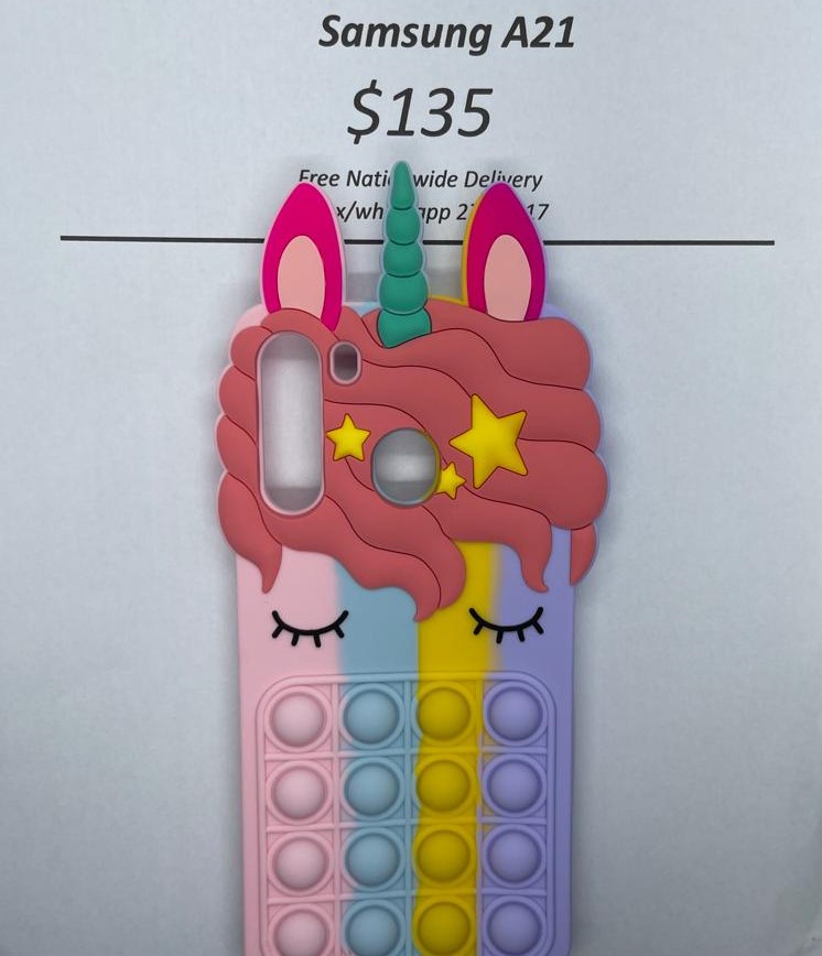 Samsung A21 Colourful Unicorn