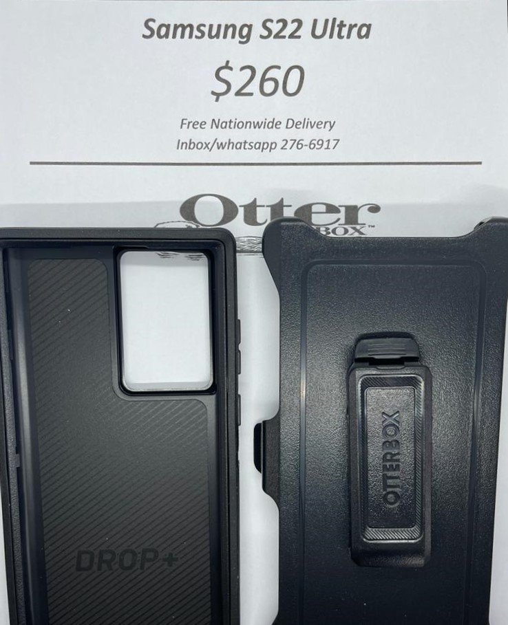 S22 Ultra  Otterbox-Defender Black