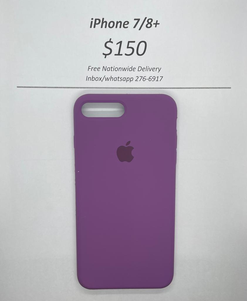 iPhone 7/8+ Purple Logo Case