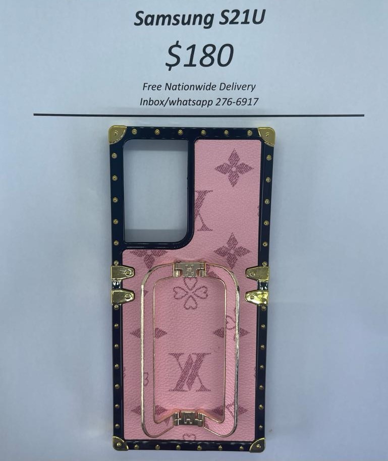 S21 Ultra Pink Logo Trunk