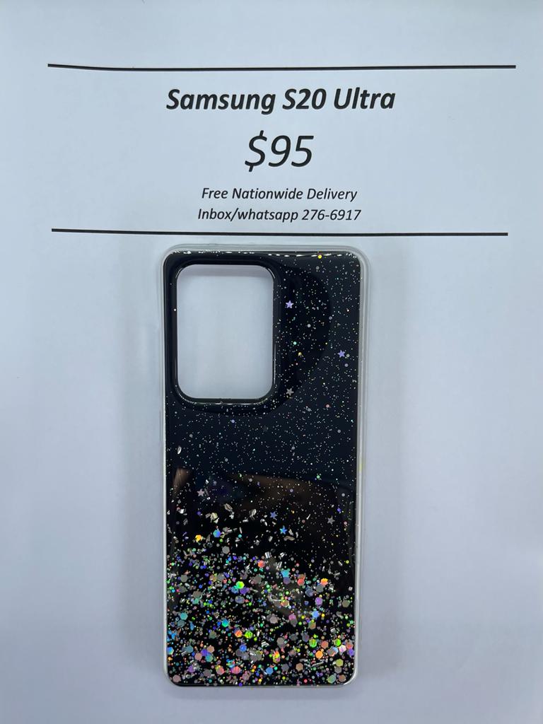 S20 Ultra Black Glitter