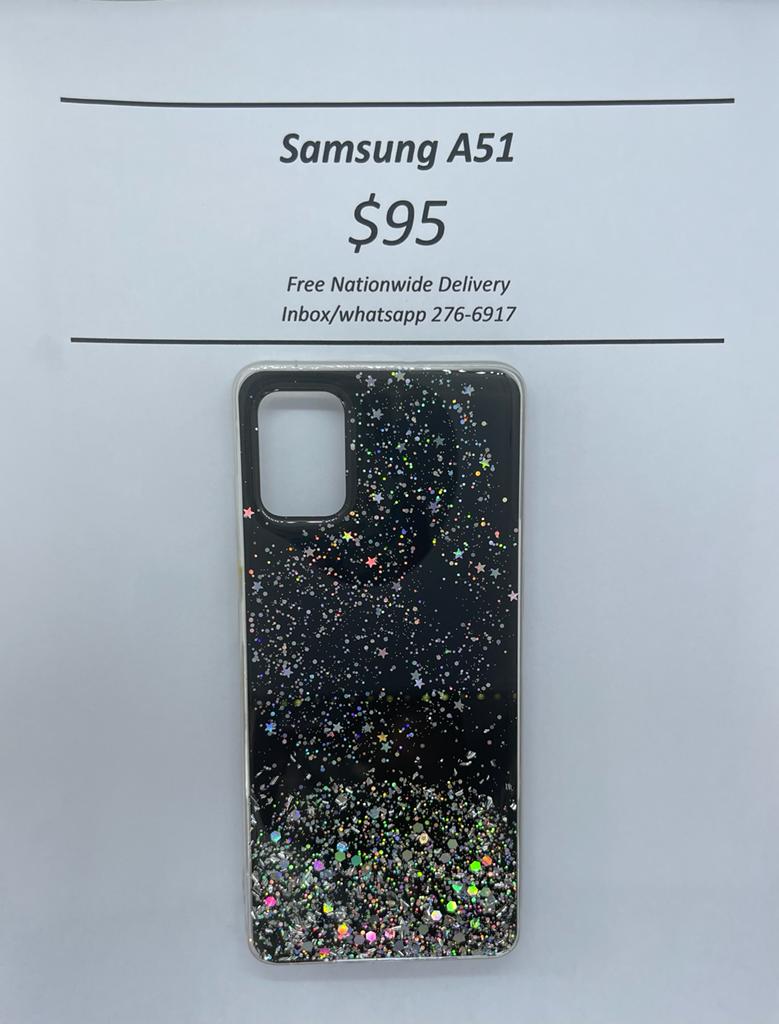 A51 Black Glitter
