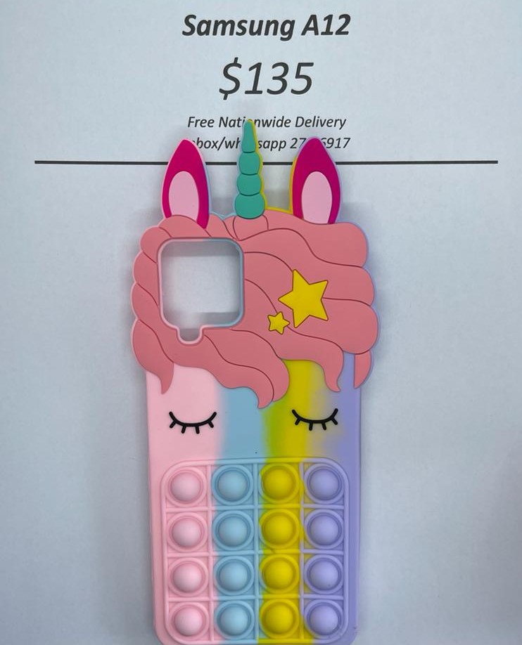 Samsung A12 Colourful Unicorn