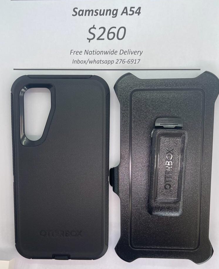A54 Otterbox-Defender Black