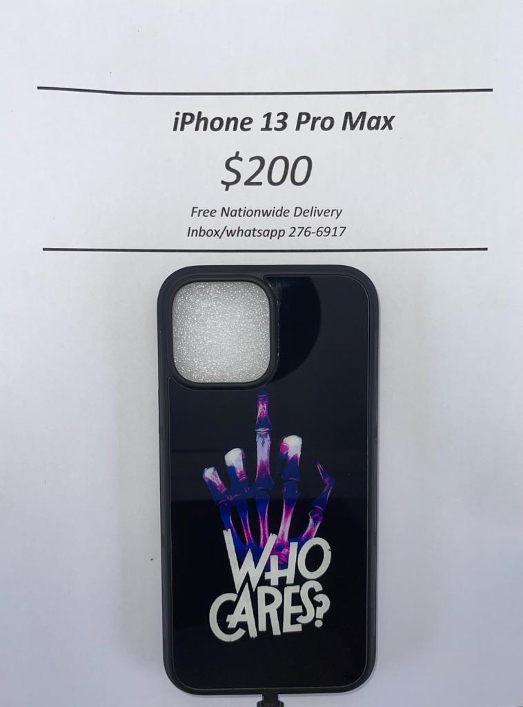iPhone 13 Pro Max Who Cares Light up case