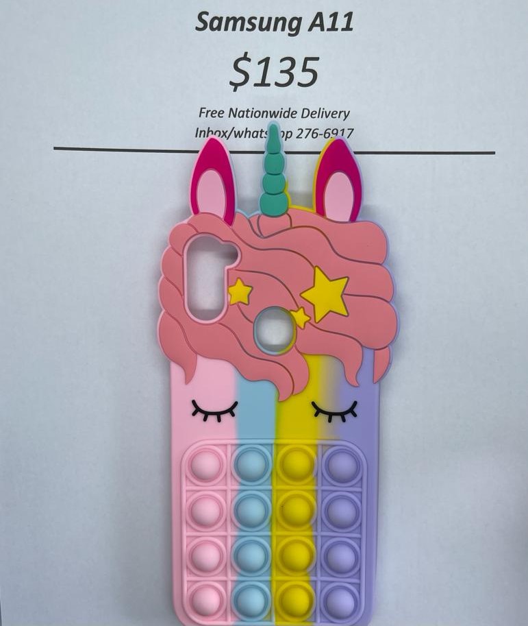 Samsung A11 Colourful Unicorn