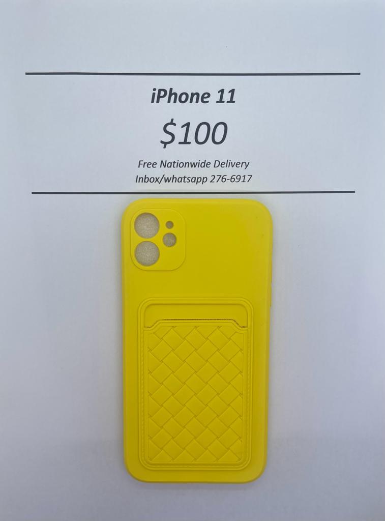 iPhone 11 Yellow Card Holder