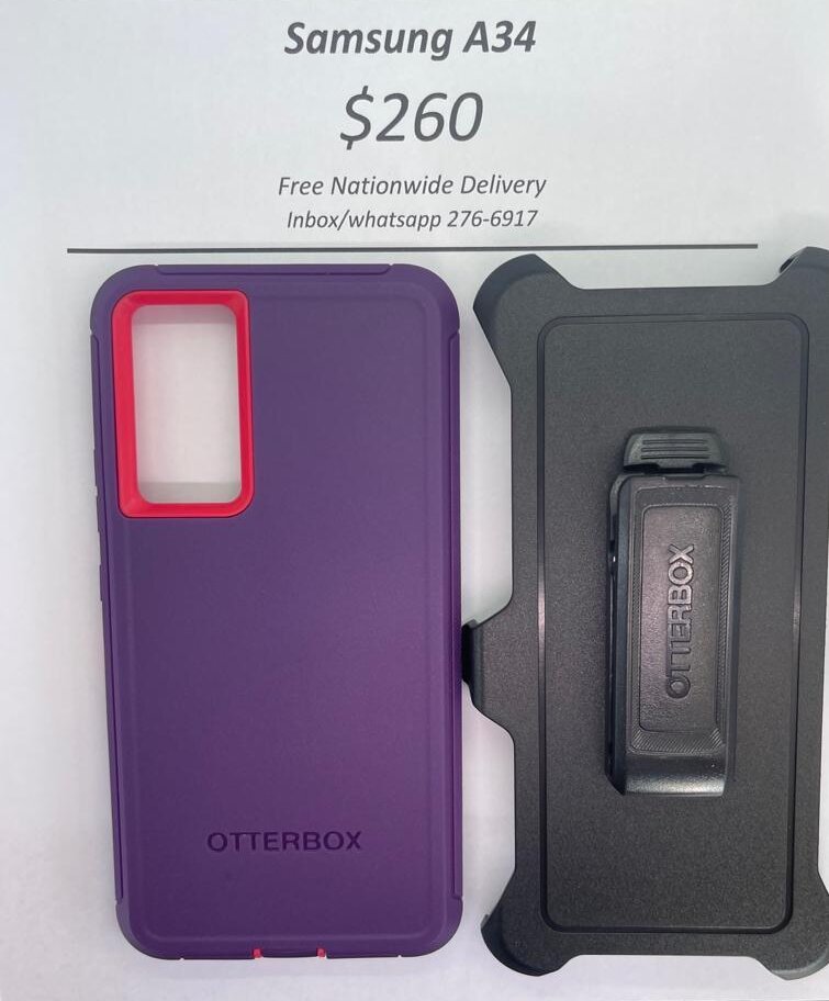 A34 Otterbox-Defender Purple