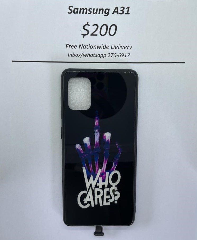 A31 Who Cares Light up case