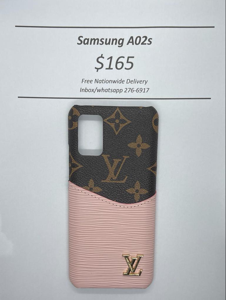 A02S Pink and Brown Luxury  case