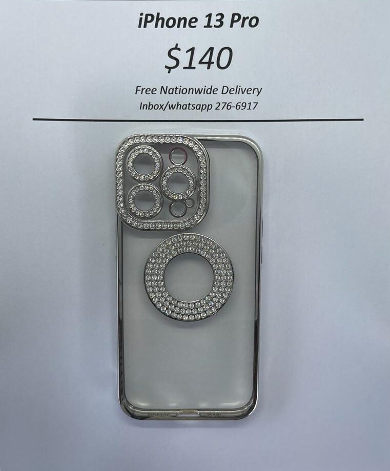 iPhone 13 Pro Silver Gem Logo