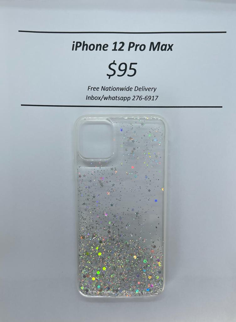 i12 Pro Max Clear Glitter