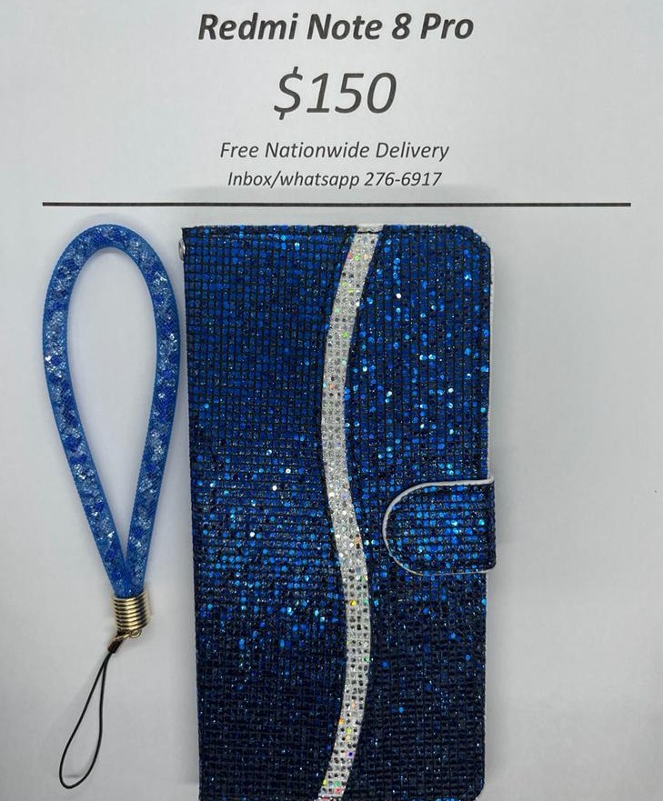 Redmi Note 8 Pro Blue Wallet