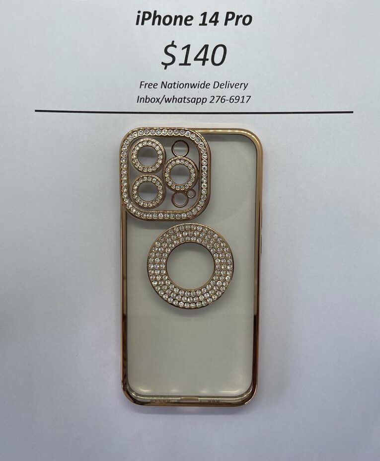 iPhone 14 Pro Gold Gem Logo