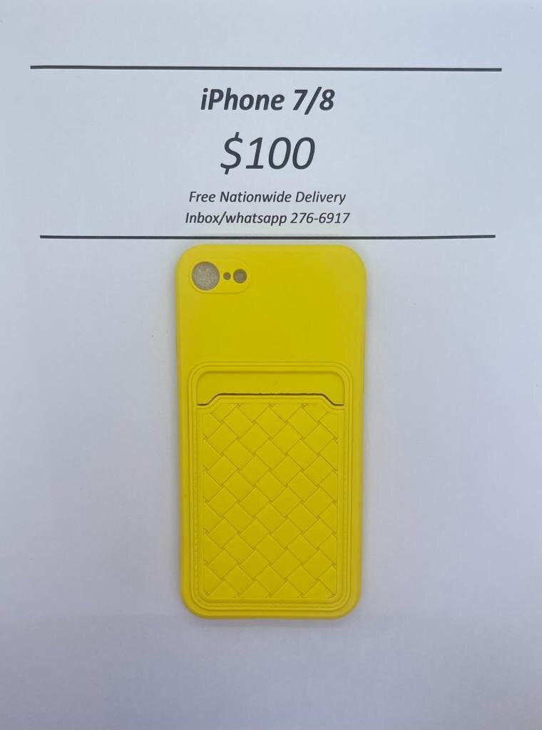 iPhone 7/8 Yellow Card Holder