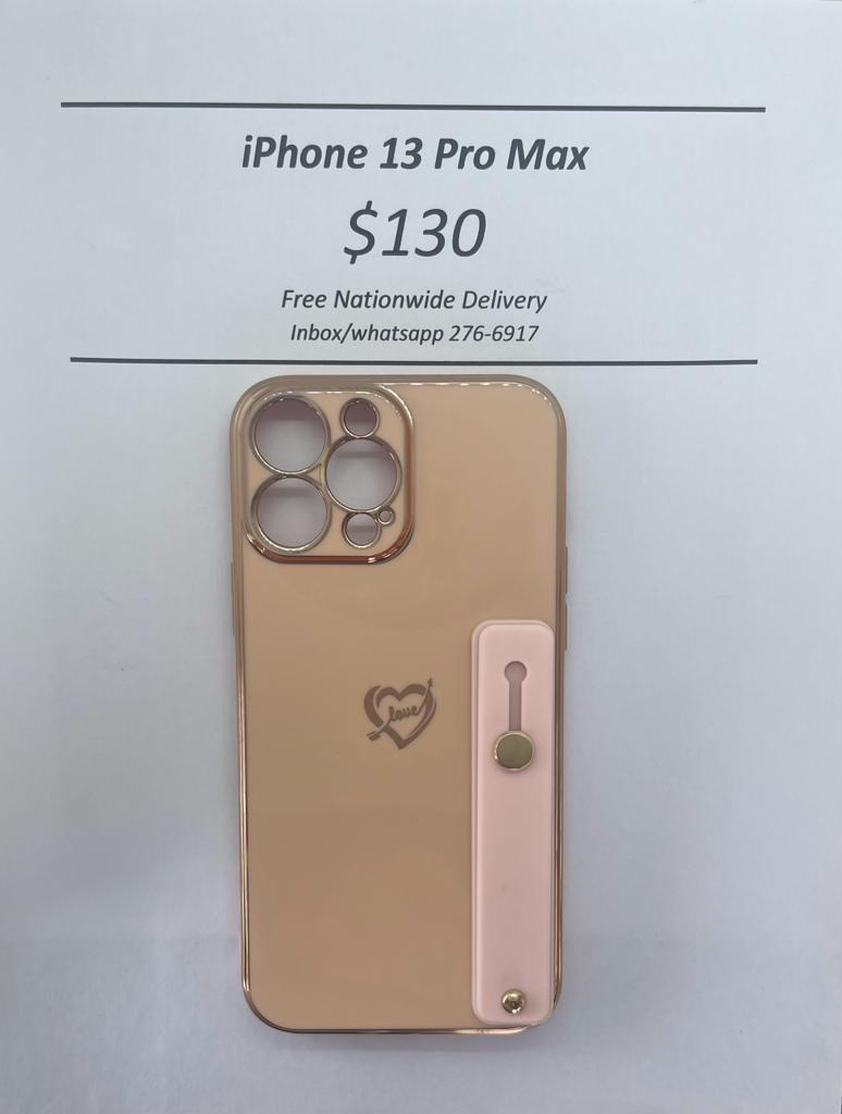 iPhone 13 Pro Max Cream Heart w Holder